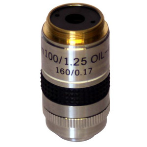 Optika Objectief 100x M-059, immersie-olie, met irisdiafragma voor donkerveld, voor B-380, B-500