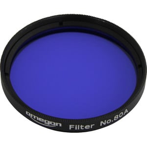 Omegon Filters kleurfilter #80A, blauw, 2''