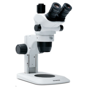 Evident Olympus SZ61microscoop, doorvallend licht, trinoculair