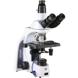 Euromex Microscoop iScope IS.1153-PLi/DFI, DF, trino, infinity, plan, 4x-100x, 100x iris, IOS super contrast oil, spring, LED, 3W