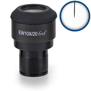 Euromex Oculair meten IS.6010-P,  WF10x/20, pointer, microm., Ø 23,2 mm (iScope)