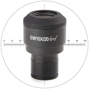 Euromex Oculair meten IS.6010-CM, WF10x/20 mm, 10/100 microm., crosshair, Ø 23.2 mm (iScope)