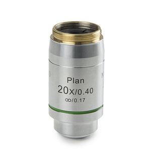 Euromex objectief DX.7220, 20x/0.40 Pli, plan, oneindig, w.d. 12 mm (Delphi-X)