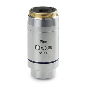 Euromex objectief DX.7260, 60/0.80 PLi plan, oneindig, S, w.d. 0.3 mm (Delphi-X)