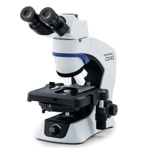 Evident Olympus Microscoop Olympus CX43 FL, trino, infinity, LED w.o. objectives!