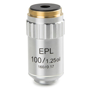 Euromex Objectief BS.7100, E-plan EPL S100x/1.25 oil immersion, w.d. 0.19 mm (bScope)