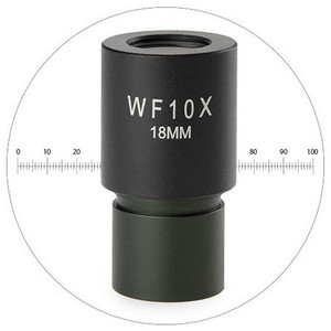 Euromex WF, 10x/18mm, micrometeroculair, MB.6010-M (MicroBlue)