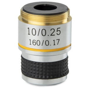 Euromex Objectief 10x/0,25 achro, parafocaal 35mm, MB.7010 (MicroBlue)