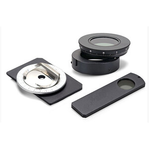 Euromex Polarisatieset AE.5158, met kleine draaibare tafel voor Kruistafel, (BioBlue, EcoBlue)