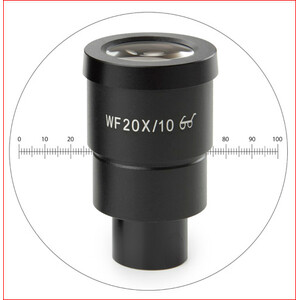 Euromex Oculair meten HWF 20x/10 mm Okular mit Mikrometer, SB.6020-M (StereoBlue)