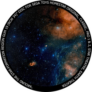 Redmark Projectieschijf voor het Sega Homestar Planetarium - Gum 19.