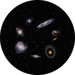 Redmark Projectieschijf voor Bresser en NG planetarium, sterrenstelsels
