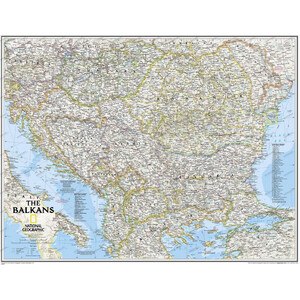 National Geographic Regiokaart Balkan (Engels)