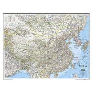 National Geographic Landkaart China (Engels)
