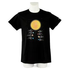 Omegon T-Shirt Info Planets (info planeten) - Maat XL