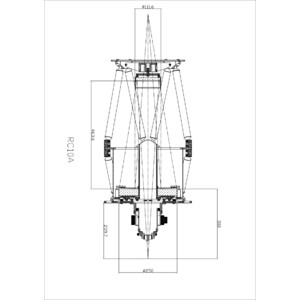 Omegon Hoofdspiegel 10'' F/8 Ritchey-Chrétien mirror set