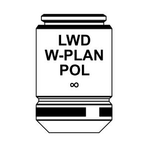 Optika Objectief IOS LWD W-PLAN POL objective 10x/0.25, M-1137