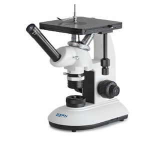 Kern Omgekeerde microscoop OLE 161, invers, MET, mono, DIN planchrom,100x-400x, Auflicht, LED, 3W