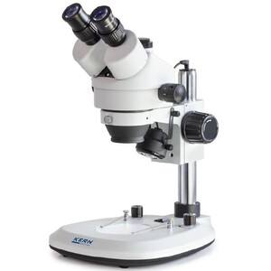 Kern Stereo zoom microscoop OZL 463, Bino, Greenough, 0,7-4,5x, HWF10x20, 3W LED
