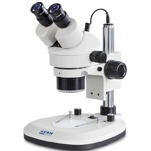 Kern Stereo zoom microscoop OZL 466, trino, Ringl., Greenough, 0,7-4,5x, HWF10x20, 3W LED