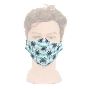 Masketo mondmasker met motief "Palmen", 5 stuk