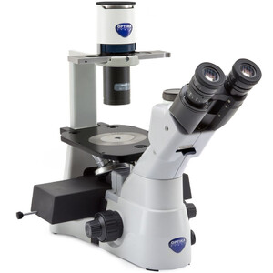 Optika Omgekeerde microscoop IM-3LD2, Plan IOS LWD PH, LED-FLUO, 400x, Trinokular, B&G Filterset