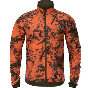Härkila Wildboar Pro Omkeerbaar fleecejack, Wilgengroen/AXIS MSP Wildboar oranje, maat XXL