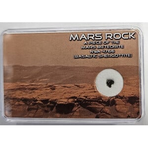SR-Meteorites Echte Mars-meteoriet NWA 4766 0,007 - 0,014 gram