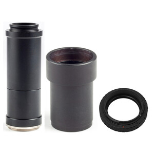 Motic Camera adapter Set (4x) f. Full Frame mit T2 Ring für Canon