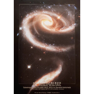 AstroMedia Poster Rozenstelsel Arp 273