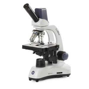 Euromex Microscoop EC.1155, mono, digital, 40x-1000x, DL, LED, 10x/18 mm, X-Y-Kreuztisch, 5 MP