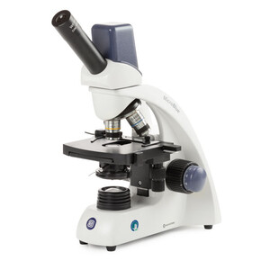 Euromex Microscoop MB.1655-1, mono, DIN 160, achro, 40x-600x, 10x/18, Dl, digital, Akku, LED, 1W