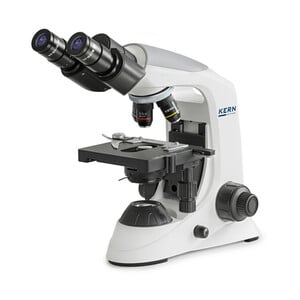 Kern Microscoop Mikroskop Bino Achromat 4/10/40/100, HWF10x18, 3W LED, OBE 132