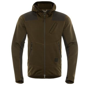 Härkila Deer Stalker Fleece Hoodie , Wilgengroen/Schaduwbruin maat XL