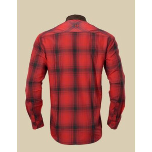 Härkila Driven Hunter Overhemd, Rood/Zwart geruit, maat XL