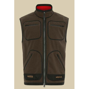 Härkila Kamko fleece vest, Bruin/Rood maat M