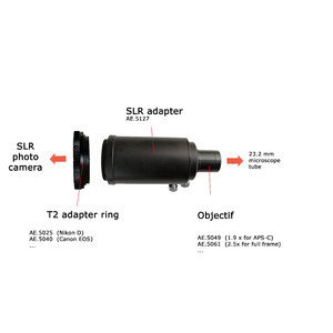 Euromex Adapter AE.5127, voor spiegelreflexcamera