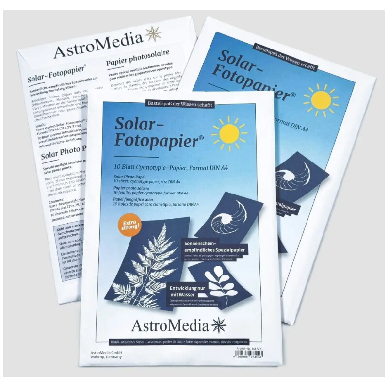 AstroMedia -set Het zonnefotopapier DIN A4, 10 stuks