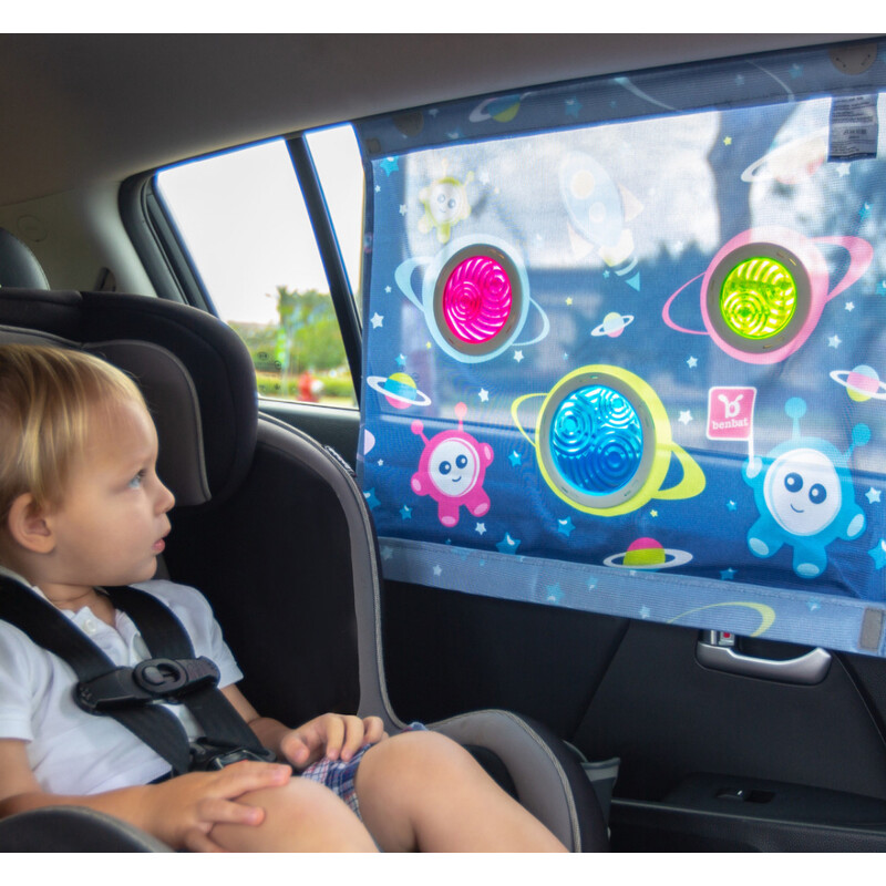 Zonnebescherming voor in de auto voor kinderen