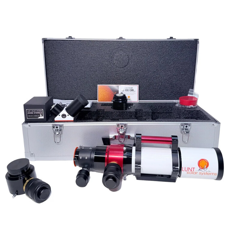 Lunt Solar Systems Zonnetelescoop ST 80/560 LS80MT Ha B1800 PT DS Premium Kit
