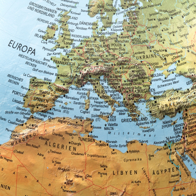 Räthgloben Reliefglobe FR 30 10 (Français)