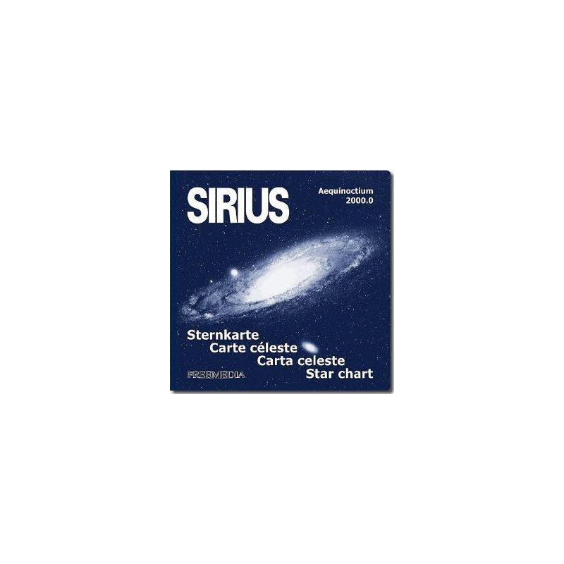 Freemedia Sterrenkaart Carta celeste SIRIUS Grande modello