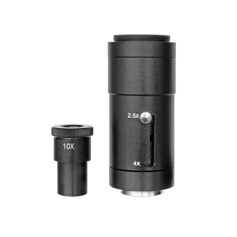 Bresser Camera-adapter 2,5x/4x, met 10x oculair, voor Science microscopen