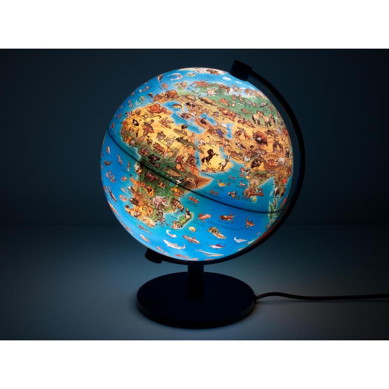 Stellanova Kinderglobe DinoZ kinderverlichte wereldbol 8928910, dierenmotieven