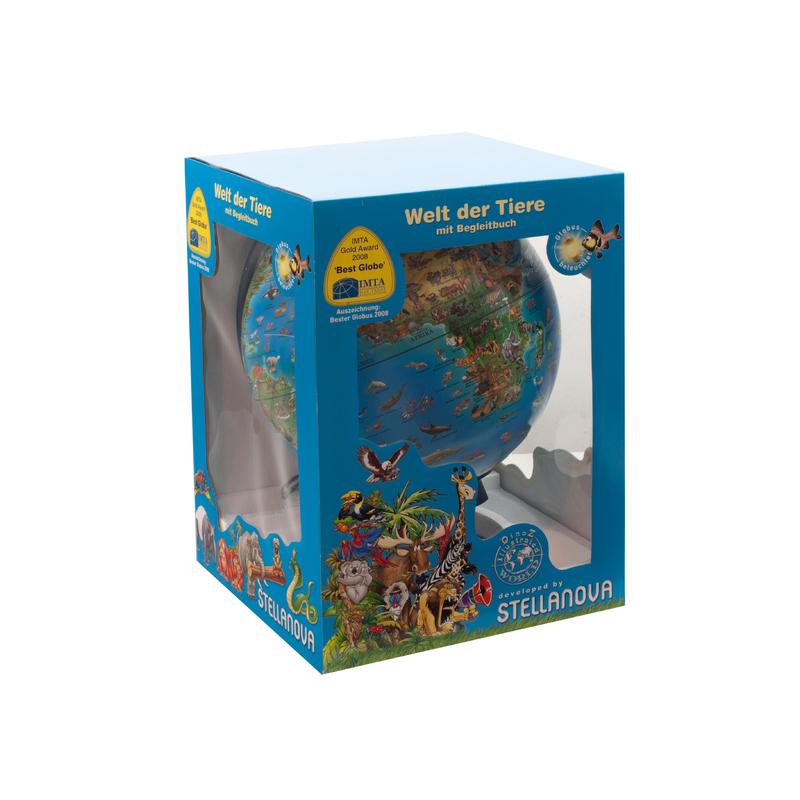 Stellanova DinoZ kinderglobe verlicht 8828910, dierenmotief (Duits)
