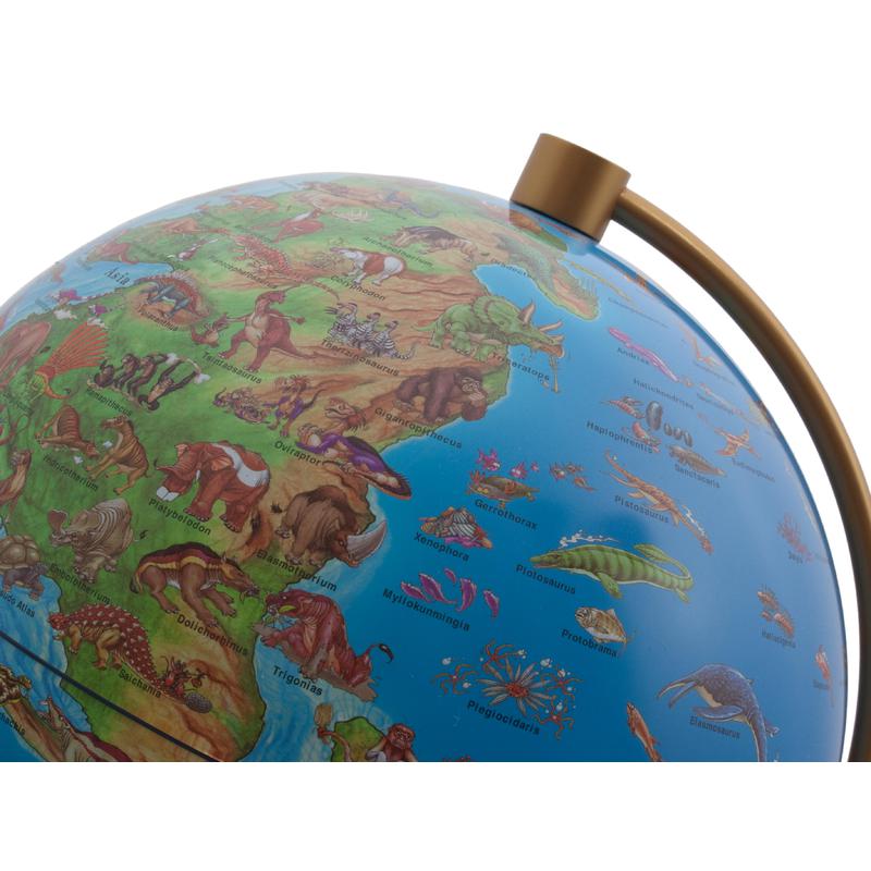 Stellanova Kinderglobe DinoZ kinder verlichte wereldbol 8928911, prehistorische wereld