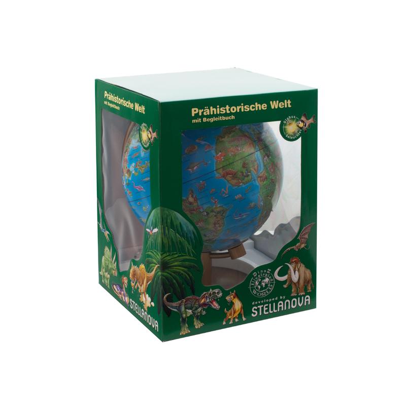 Stellanova DinoZ kinderglobe verlicht prehistorische wereld (Duits) 28cm