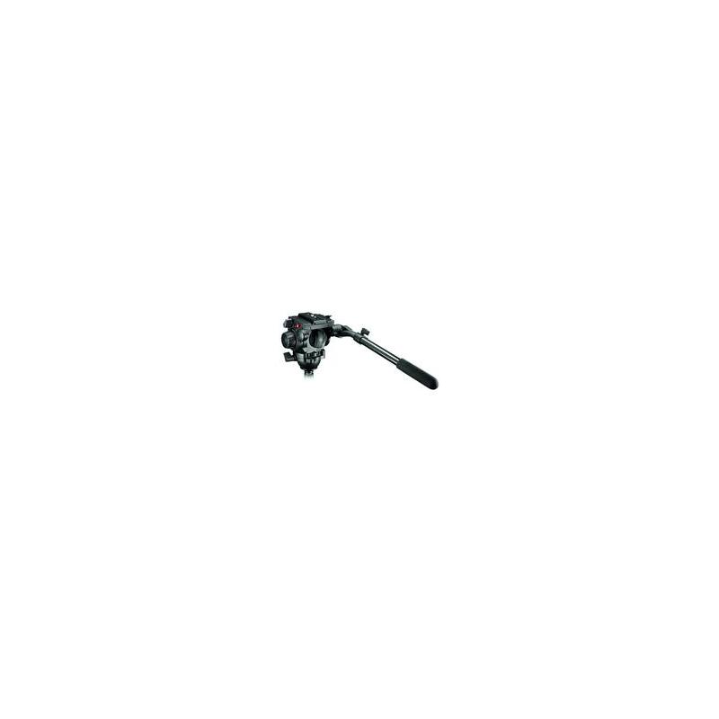 Manfrotto Stativ-3D-Neigekopf Profi Fluid Video-Neiger mit 75mm Halbkugel und 501PL