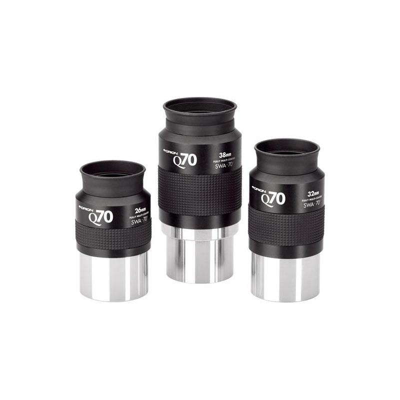 Orion Q70 set van 3 oculairs (26mm, 32mm, 38mm)