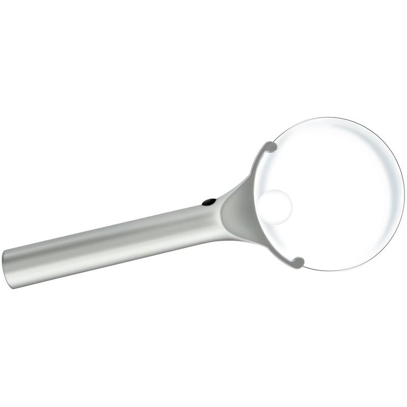 Bresser Vergrootglazen LED loep randloos kunststof 2.5x, 85mm met etui